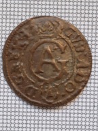 Elbląg - 1 szeląg 1632 , Gustaw II Adolf