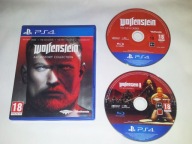 Czytaj opis --- Wolfenstein 1+2 - Tylko część 1 ma PL napisy - PS4 -- 2 gry