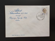 Albert Schweitzer - filozof i muzyk - FDC ze znaczkiem Fi 2902