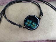 Bransoletka hand made prawdziwe kwiaty