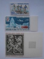 Francja - zestaw - Mi. 1638, 1639, 1640 **
