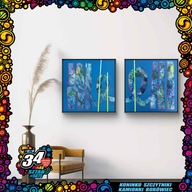 Emilia Zielińska Obraz Dyptyk "Astral" - Sztab #5075 WOŚP