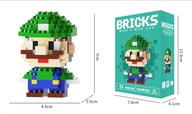 KLOCKI BRICKS - FIGURKA LUIGI - SUPER MARIO