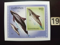 Fauna morza , delfiny , Guine-Bissau MNH