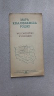 Mapa krajoznawcza Polski WOJEWODZTWO BYDGOSKIE ... (1955)