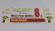 bilet GÓRNIK Łęczna - JEZIORAK Iława 20.05.2000