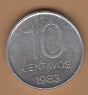Argentyna 10 centavo, 1983