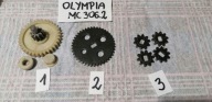 Niszczarka Olympia MC306.2 zebatki
