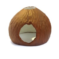 KRYJÓWKA KOKOS DO TERRARIUM DLA GADA GEKONA PAJĄKA DRUK 3D MALOWANA