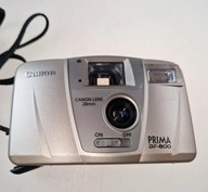 Aparat Fotograficzny Canon Prima BF 800 analogowy z lampą sprawny z etui