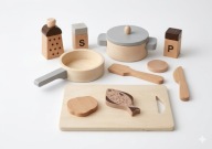 DREWNIANY ZESTAW KUCHENNY CUCININO – MAŁY SZEF KUCHNI 3+