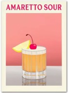 Plakat „Cocktail Bar Aesthetic” – Retro Plakaty z Drinkami