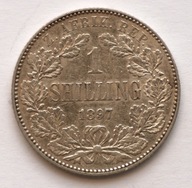 RPA 1 szyling 1897