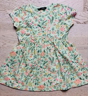 Sukienka letnia zielona łąka George 2-3 lata 98 cm + GRATIS