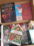 Boże Narodzenie dla całej rodziny 3 książki figurka torby prezentowe