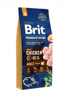 Brit by Nature Premium karma sucha dla psów średnich ras kurczak M 8 kg