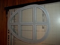 zawieszka drewniany witraż jajko 15,5x12 5 cm nowe