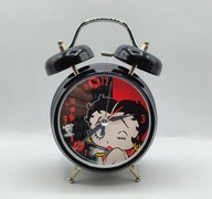Betty Boop duży retro budzik metalowy 18cm - bardzo ładny !