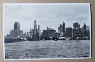 Nowy Jork panorama Manhattanu Fotografia 1929 skyline USA