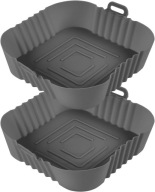Silikonowy Wkład do Airfryer 2szt 20cm BPA FREE Wielorazowy