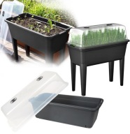 Stół do Sadzenia Mini Warzywniak 76x37cm Pokrywa Wentylacja ECO Ogród kwiat