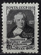 ZSRR Mi.Nr. 2060 1958r. Dwusetna rocznica urodzin Williama Blake'a