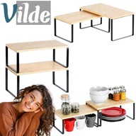 PÓŁKA KUCHENNA NA PRZYPRAWY ORGANIZER REGAŁ NA BLAT STOJĄCA ŁAZIENKA DOM