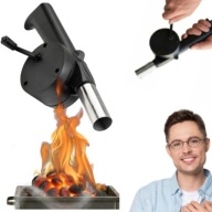 DMUCHAWA DO ROZPALANIA OGNISKA PIECA KOMINKA RĘCZNA UNIWERSALNA GRILLOWA