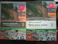 Oblicza geografii kl.3 + karty pracy KOMPLET podstawa Marcin Nowak Marcin