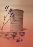 Świeca sojowa zapachowa Lawenda 300 ml/213g drewniany knot Zakątek Harmonii