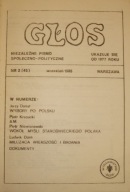 GŁOS nr 2/45, niezależne pismo 1985