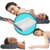 Poduszka ortopedyczna do spania Medi Sleep 30 x 50 cm biała