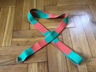 PASEK PAS JUDO KARATE POMARAŃCZOWO ZIELONY