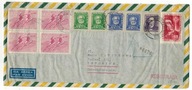 Brazylia 1956 Koperta Znaczki zdrowie medycyna sport marynarka wojenna