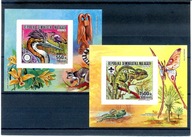 A46499)Ptaki: Madagaskar Bl 74 B** + 75 B**