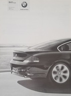 Prospekt BMW 6 Coupe E63 Cennik 3 / 2004