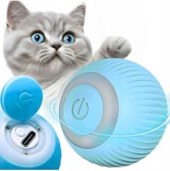 INTERAKTYWNA ELEKTRYCZNA PIŁKA ZABAWKA DLA KOTA PSA RUCHOMA ŁADOWANA