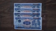 5000 Dong 1991 Wietnam stan UNC seria RA z paczki