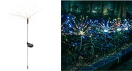 Lampki Ogrodowe Solarne DMUCHAWCE Fajerwerki 60 LED
