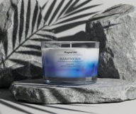 BLĘKITNY SEN - Świeca artystyczna - Margaret-Arts