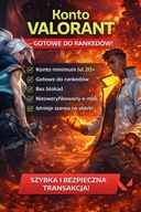 KONTO VALORANT 20 LVL+ MOŻLIWOŚĆ GRANIA MECZY RANKINGOWYCH
