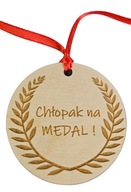Prezent na Dzień Chłopaka Medal grawer