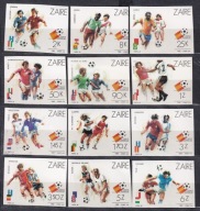 Zair 1982 ** cięte cena 19,90 zł kat.25€ - sport, piłak nożna