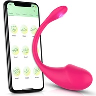 Sex vibrator massage egg controlled by APP makes the clitoris orgasmic