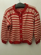NORWESKI SWETER R.S\M SWETR CARDIGAN WEŁNIANY ORYG
