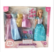 Elefun Lalka ROXIE Szafa stylistki + dodatki