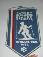 ZAWODY Narciarskie o Lampę Górniczą IWONICZ ZD 1972 ZW. ZAW. GÓRNIKÓW KROSN