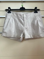 36 S Mohito bawełniane krótkie beżowe spodenki