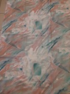 VINTAGE TKANINA MATERIAŁ SKANDYNAWSKI DESIGN ZASŁONA lub obiciowe