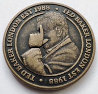 Żeton reklamowy Ted Baker Londyn 1988 r. śr. 25 mm